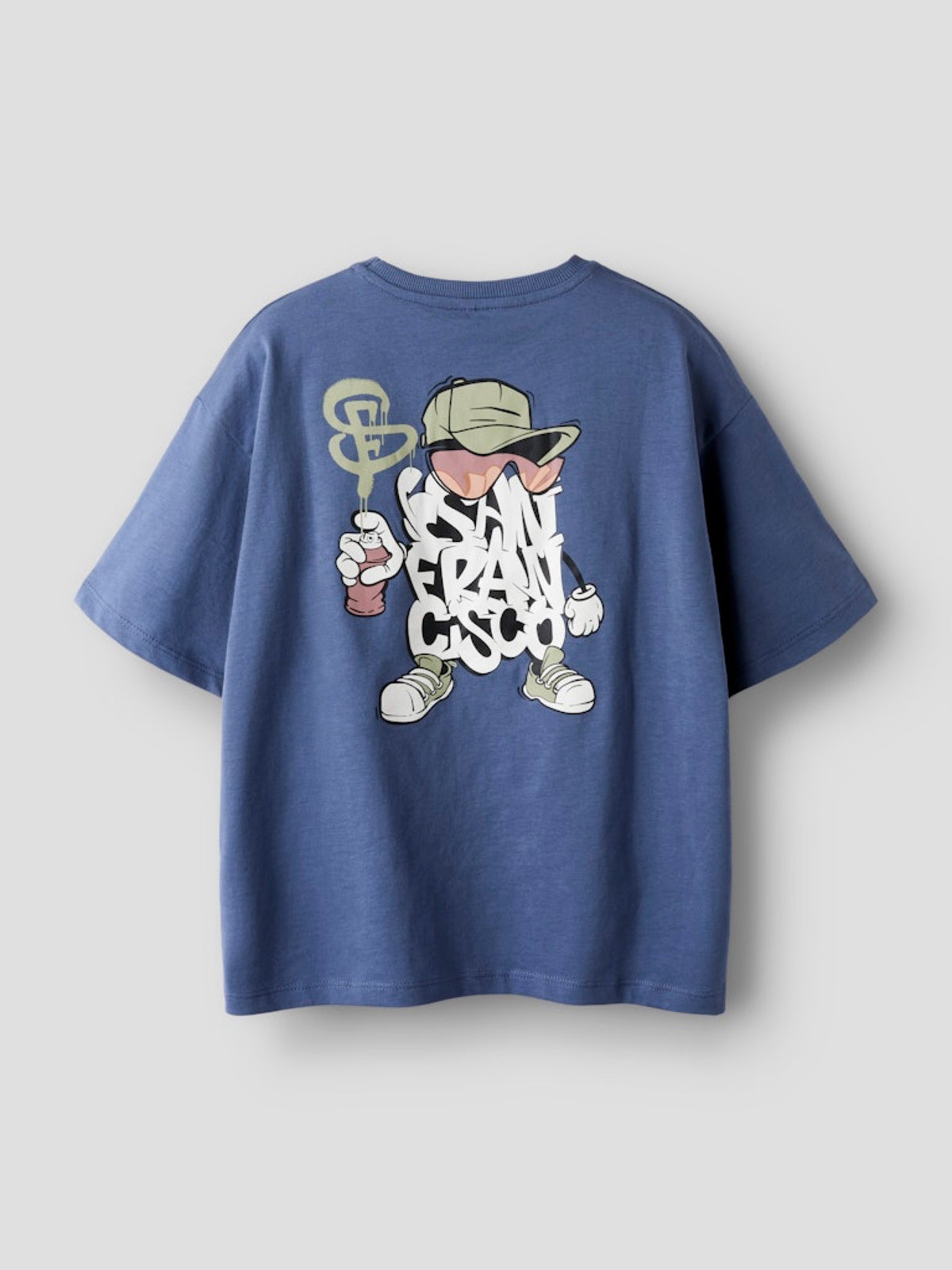 NKMBLEZE T-shirt oversize imprimé dos garçon — name it — Vintage Indigo — autre vue 4 | Appart 17 Bruxelles