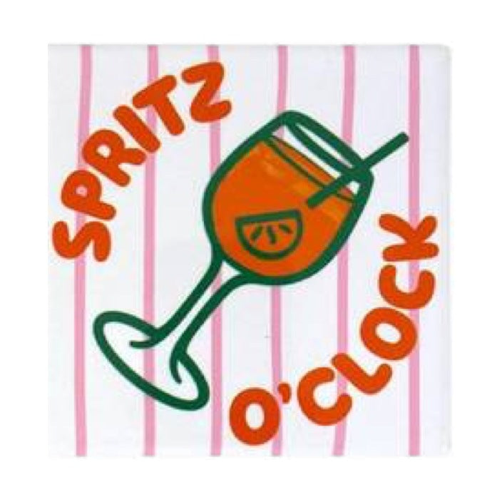 Sous-verre Dolce far Niente — ATELIER PISTACHE — Spritz o'clock — packshot | Appart 17 Bruxelles