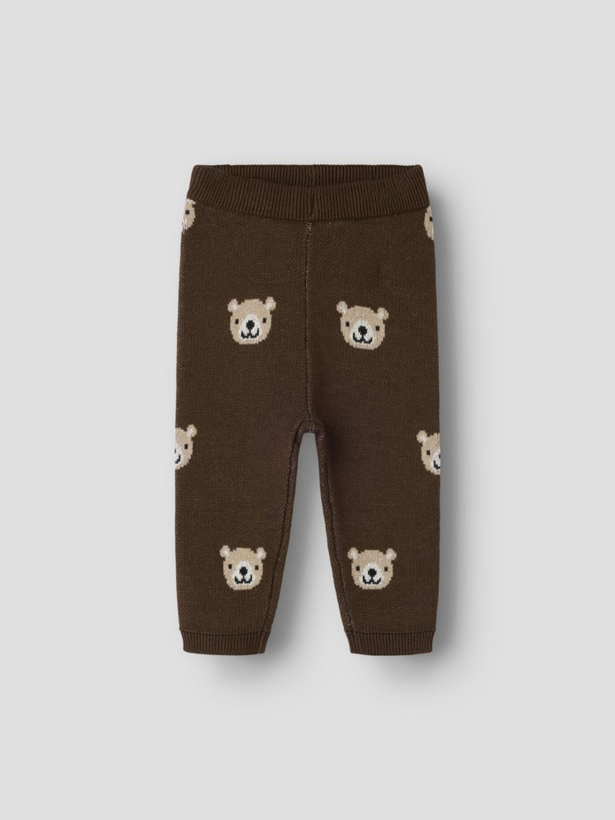 NBMNEIL Pantalon bébé en maille à oursons — name it — Chocolate Brown — autre vue 3 | Appart 17 Bruxelles