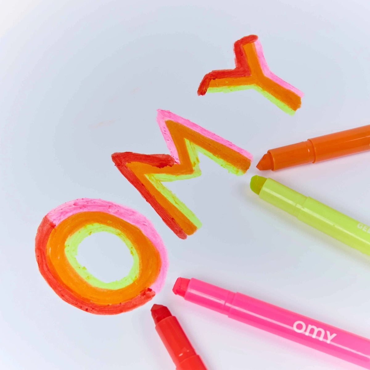 Crayons gel Gelly Flow, 9 couleurs, dès 3 ans — OMY — Gelly Flow — autre vue 4 | Appart 17 Bruxelles