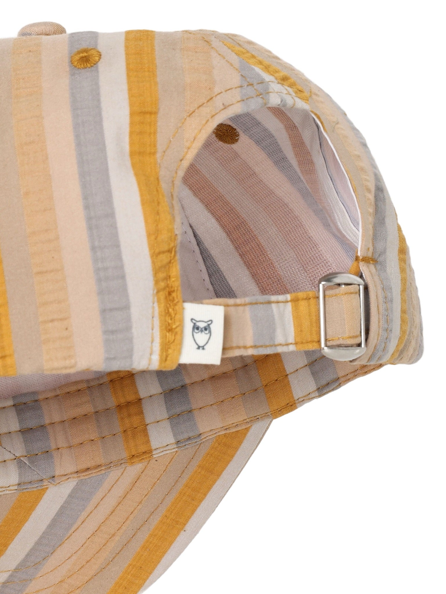 Casquette Seersucker à rayures Multi color stripe – KnowledgeCotton Apparel | Appart 17