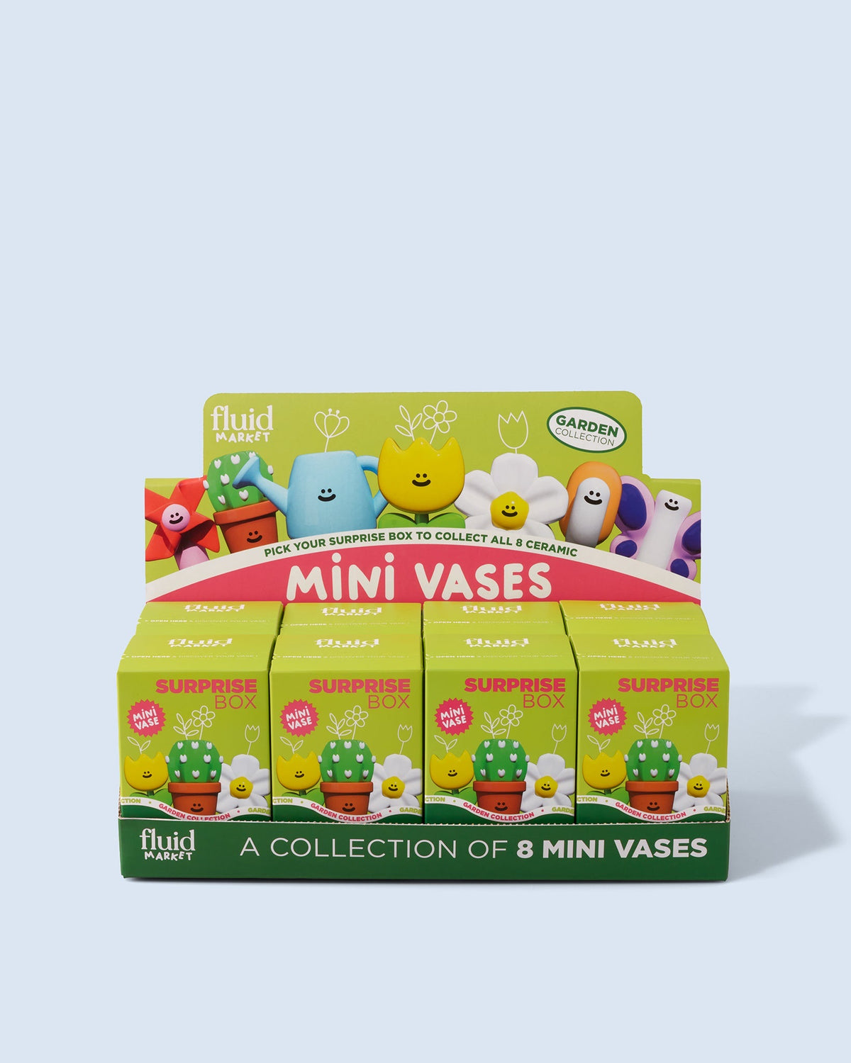 Fluid Market Surprise Box Garden mini vase surprise en céramique — Fluid Market — Garden — packshot | Appart 17 Bruxelles