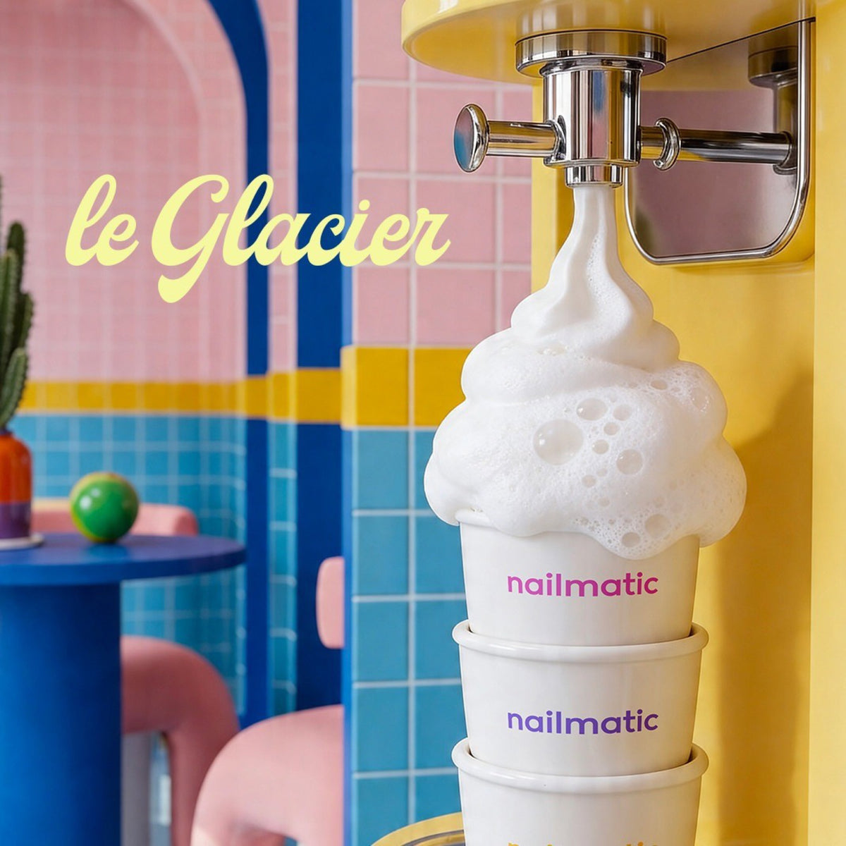 Mousse de douche parfumée 200 ml, visage, corps et cheveux — Nailmatic — Bonbon — autre vue 3 | Appart 17 Bruxelles
