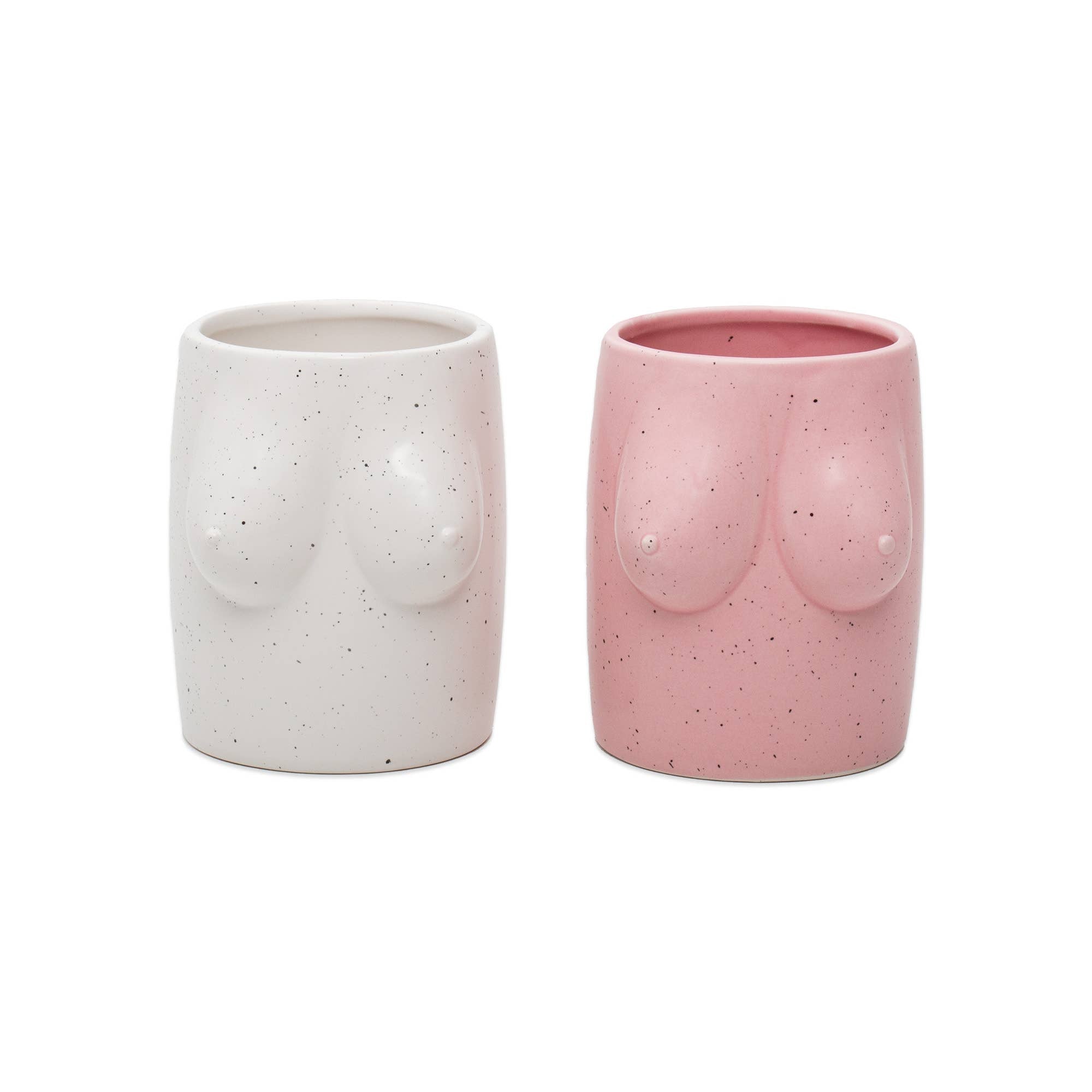 VASE À FLEURS TITS - PEINT À LA MAIN HF — Helio Ferretti — vue de face | Appart 17