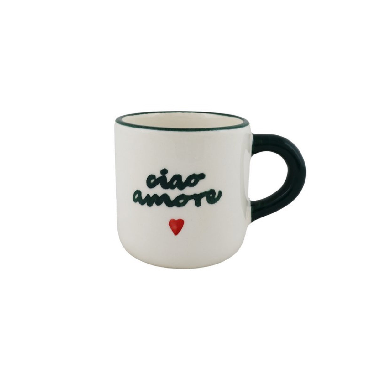 Mug à café « ciao amore » — ATELIER PISTACHE — ciao amore — packshot | Appart 17 Bruxelles