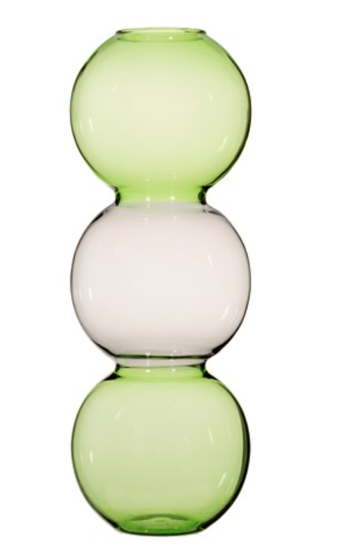 Triple Bubble Vase Grey Olive — Sass & Bell — vue de face | Appart 17