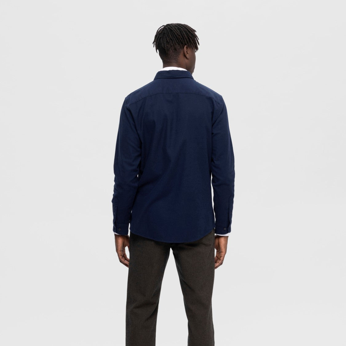 SLHSLIMOWEN-FLANNEL SHIRT LS NOOS