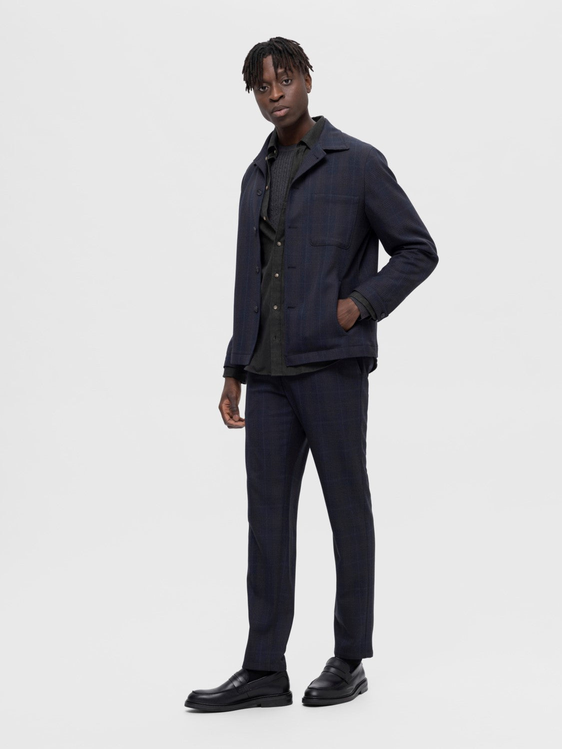 SLHSLIMOWEN-FLANNEL SHIRT LS NOOS