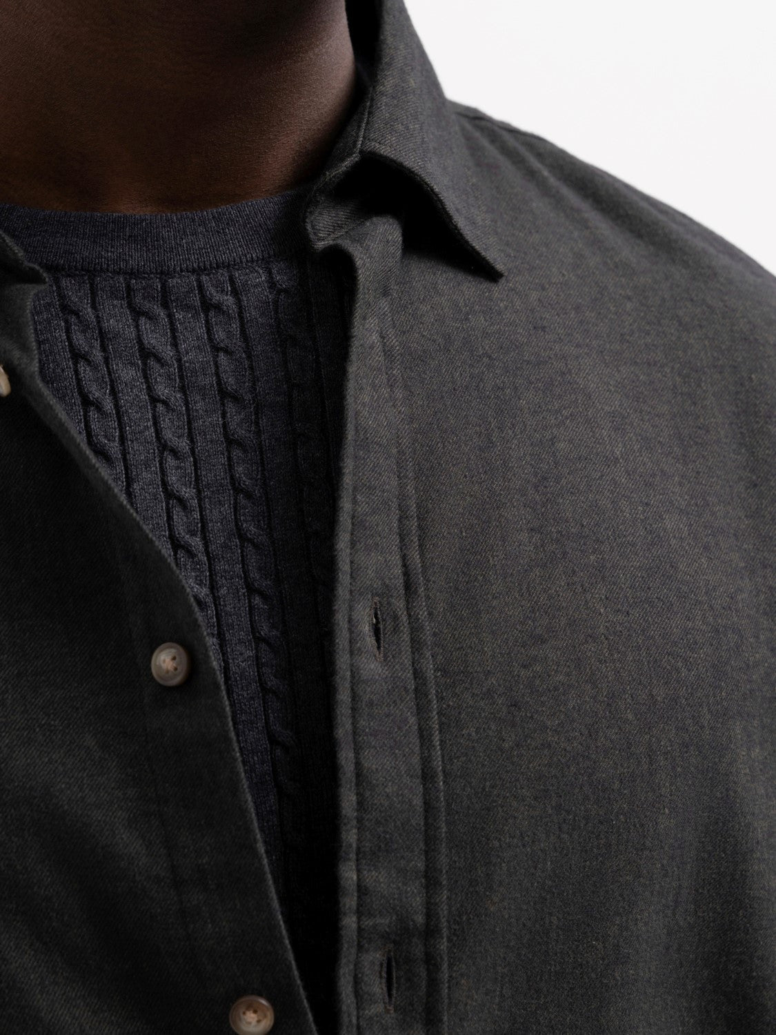 SLHSLIMOWEN-FLANNEL SHIRT LS NOOS