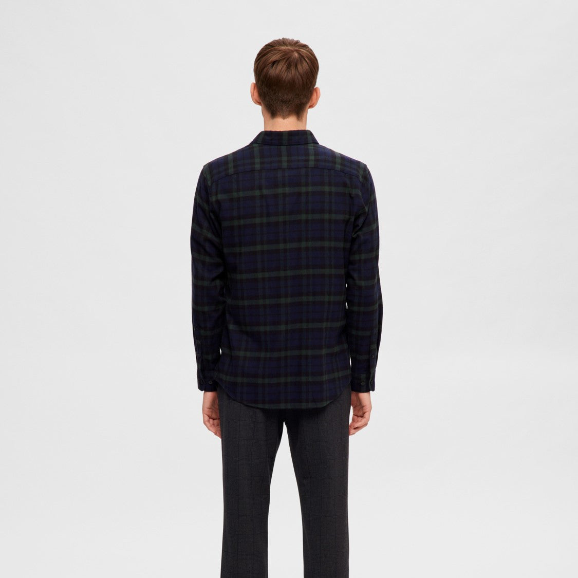 SLHSLIMOWEN-FLANNEL SHIRT LS NOOS