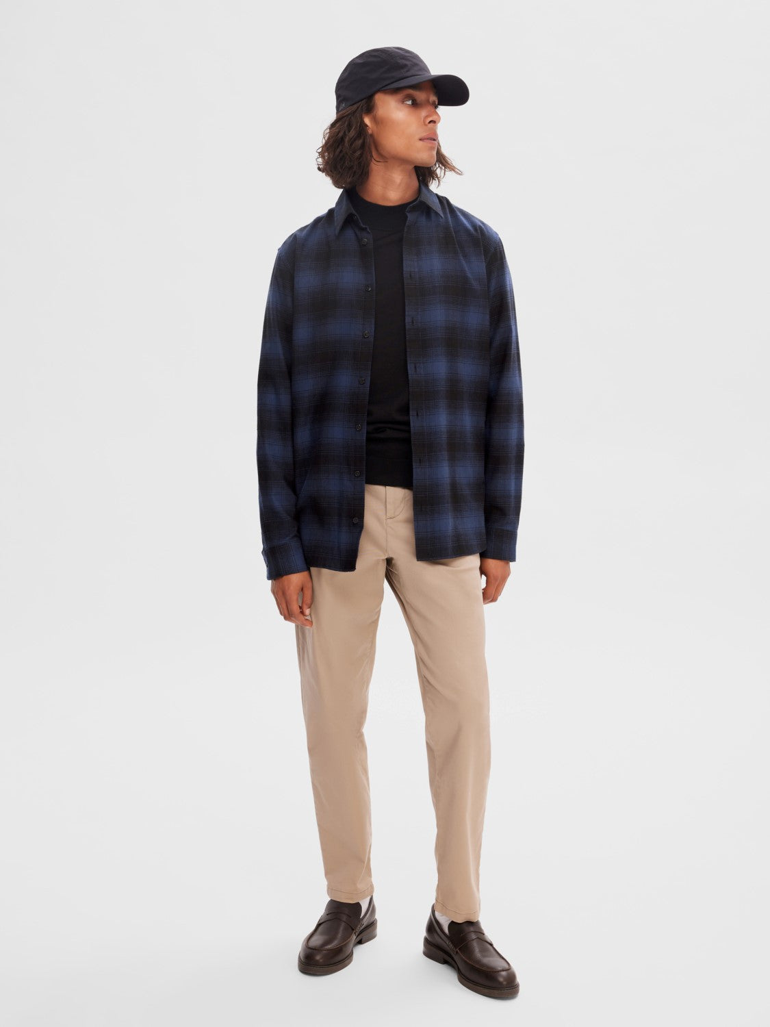 SLHSLIMOWEN-FLANNEL SHIRT LS NOOS