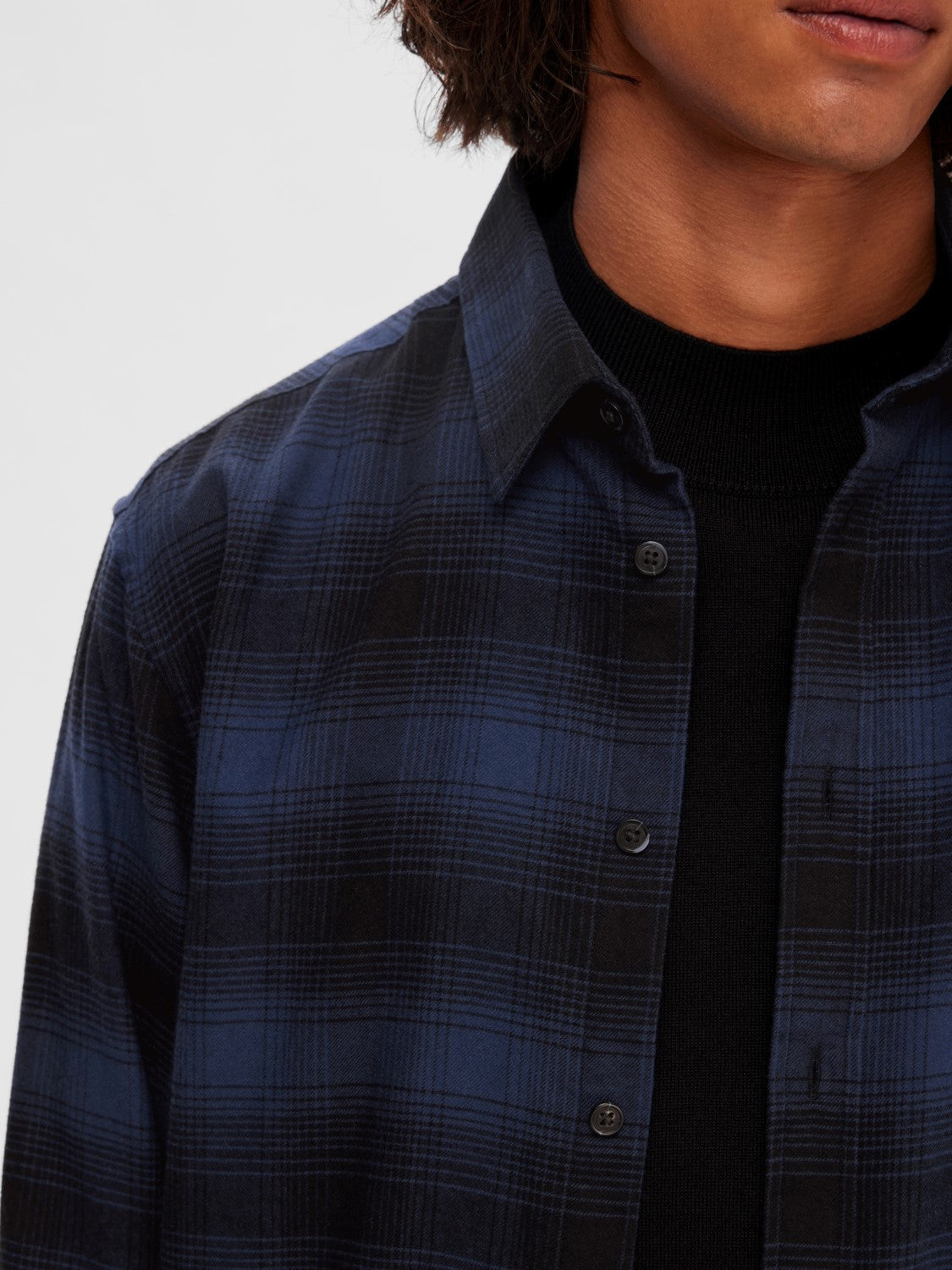 SLHSLIMOWEN-FLANNEL SHIRT LS NOOS