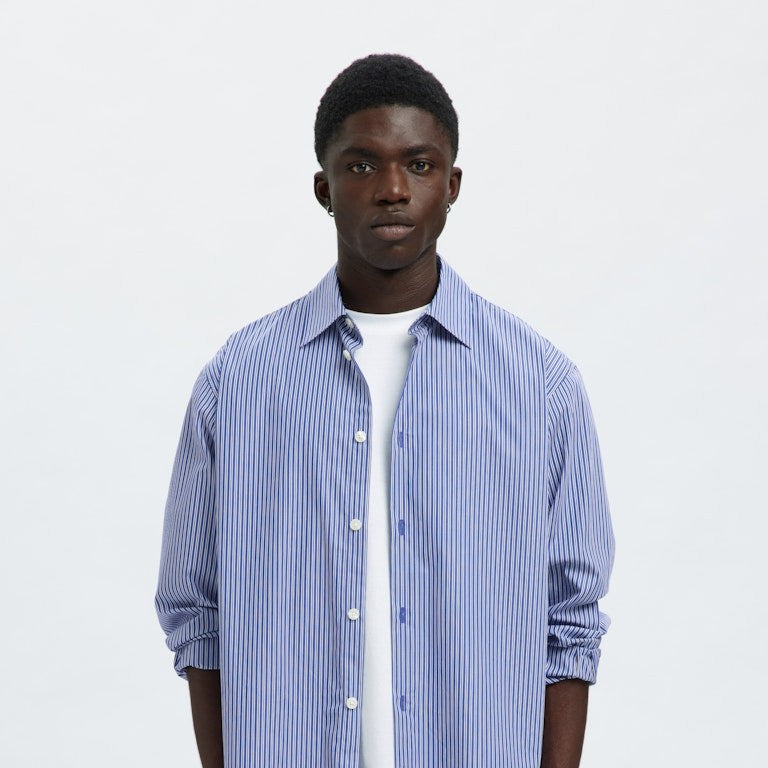 SLHRLXHENRI STRIPE LS SHIRT