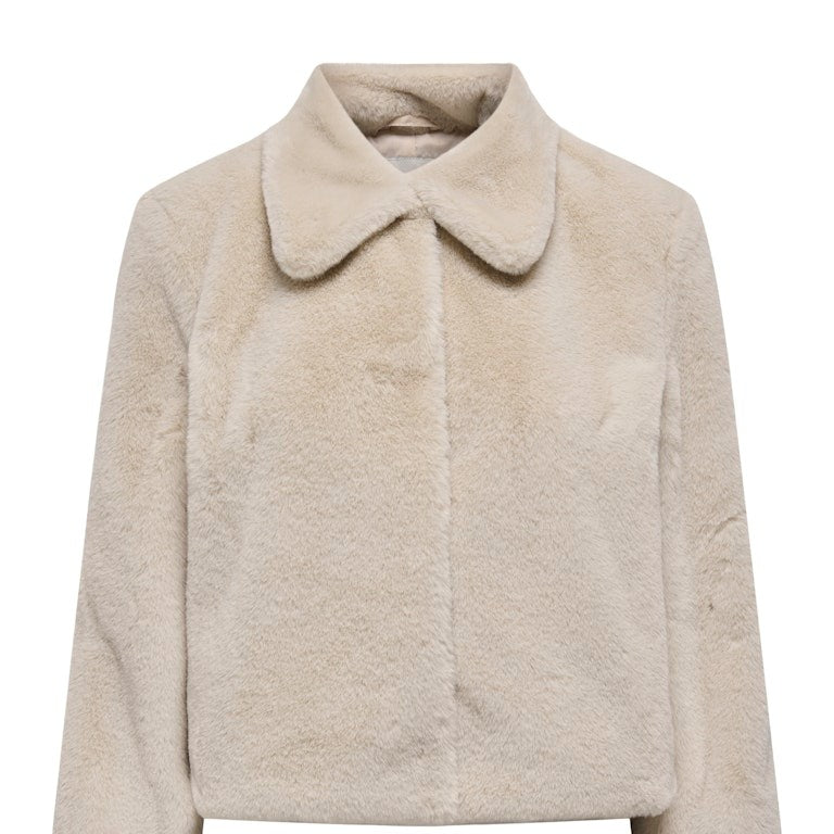 JDYMACY Veste Fourrure Synthétique Femme