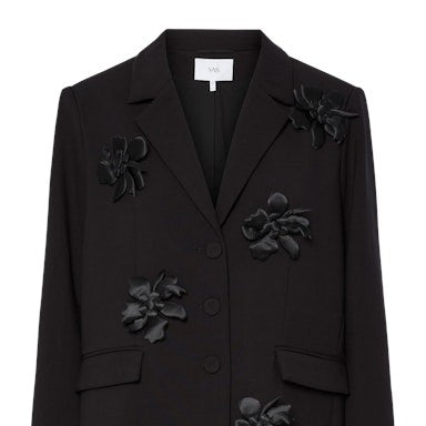 YASFLISRA Blazer Femme Rouge Élégant