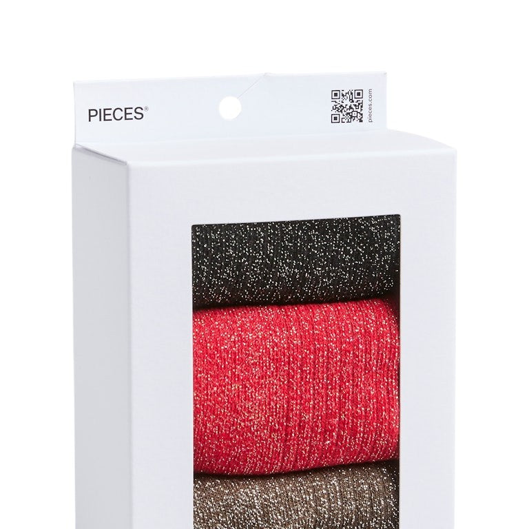 PCSEBBY Chaussettes Noël Frills 3 Pack