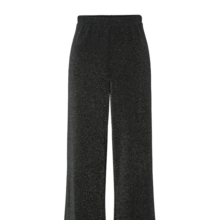 PCJINA Pantalon Plissé Taille Haute Brillant