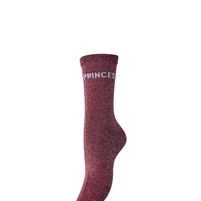 PCSOLIA Chaussettes Lurex Femmes Glitter