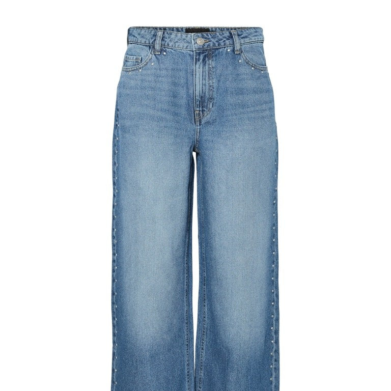 PCMIABELL Jeans Pantalon Taille Moyenne