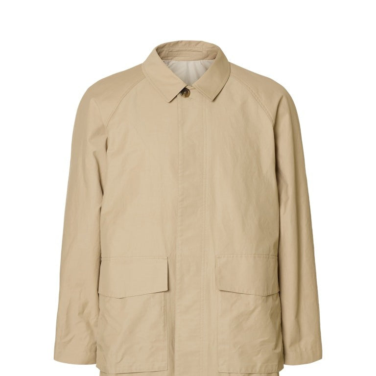 SLHBRAD Manteau Homme Confort Coton