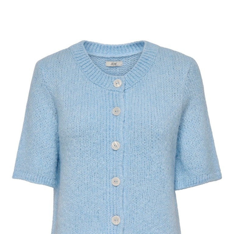 JDYLINEA Cardigan Femme Col Rond-Jupe