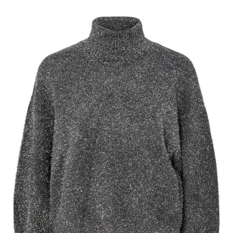 YASLISTRA Pull Noir Pailleté Femme