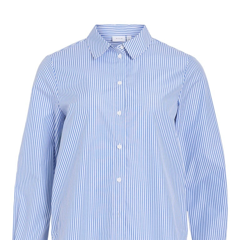 VIDOJA Chemise Col Roulé Lignes