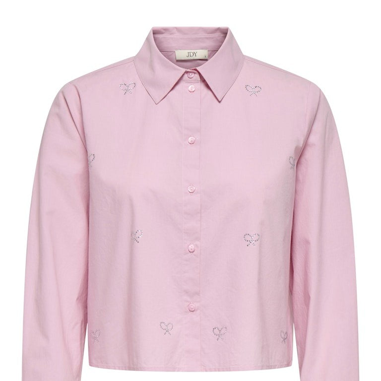 JDYRILEY Chemise Satin Coton Femme