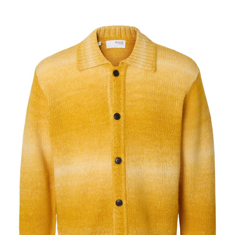 SLHGAARD Cardigan Polo Verge Relaxé