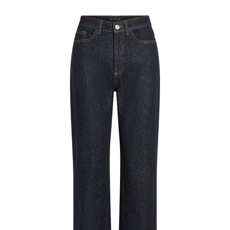 VIKELLY Jeans Droit Taille Haute Femmes