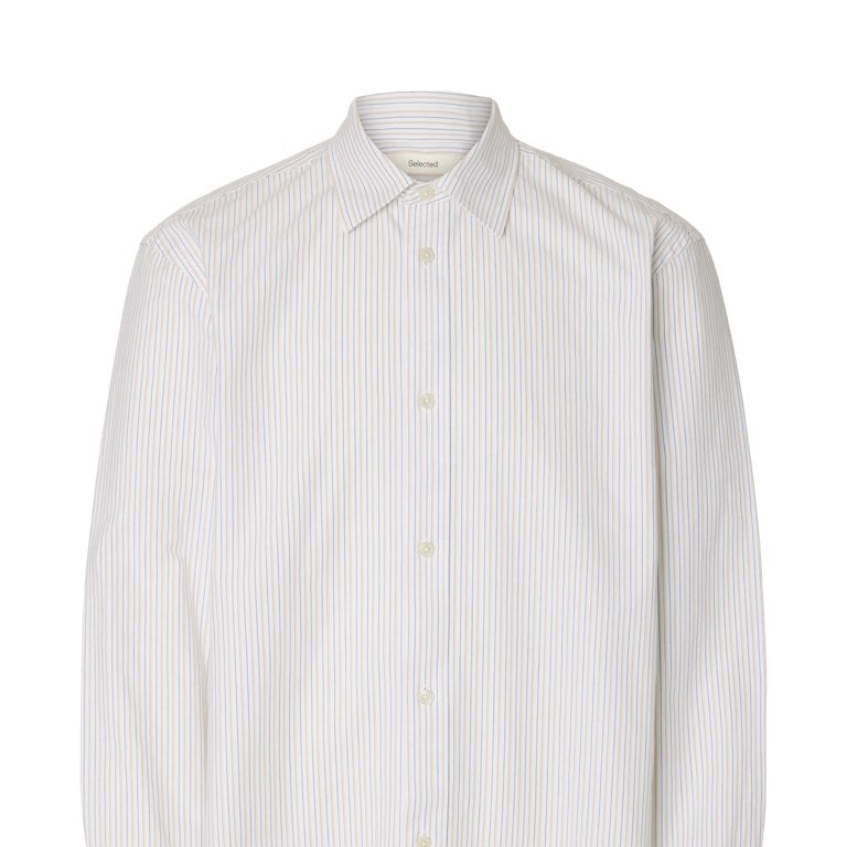SLHRLXSINUS Chemise Oxford Homme Bleu Naturel — SELECTED HOMME BLACK | Appart 17 Bruxelles