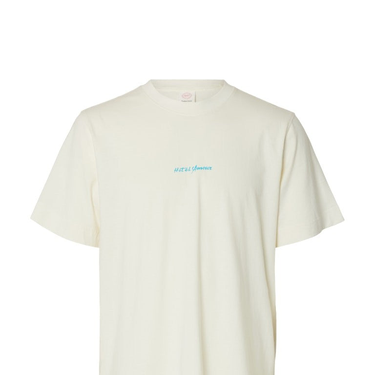 SLHELIAS T-Shirt Manches Courtes Organic — SELECTED HOMME BLACK | Appart 17 Bruxelles