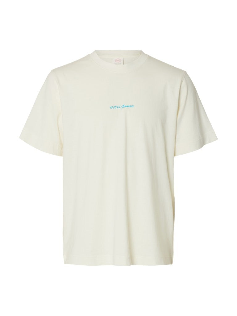 SLHELIAS T-Shirt Manches Courtes Organic — SELECTED HOMME BLACK | Appart 17 Bruxelles