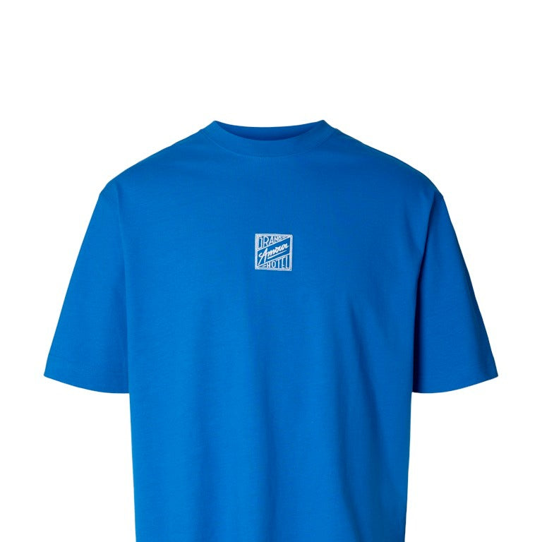 SLHRELAXBROCK T-Shirt Homme Blue Coton