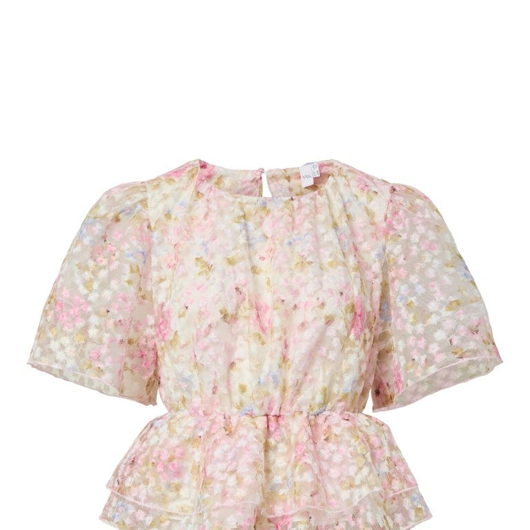 YASLEANNA Blouse Feminine Organza Matériau Écologique — YAS | Appart 17 Bruxelles