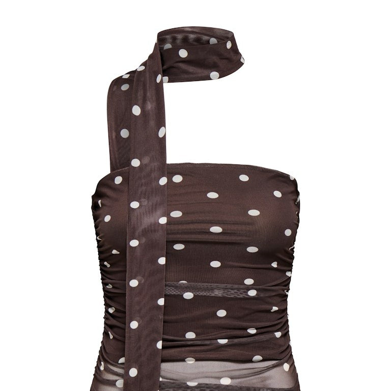 JDYELSA Top Femme Mesh Courte Épaules