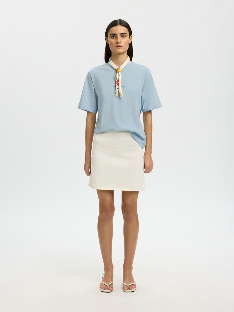 SLFREGULAR T-Shirt Femme Organic Cotton — Selected — vue 18 | Appart 17