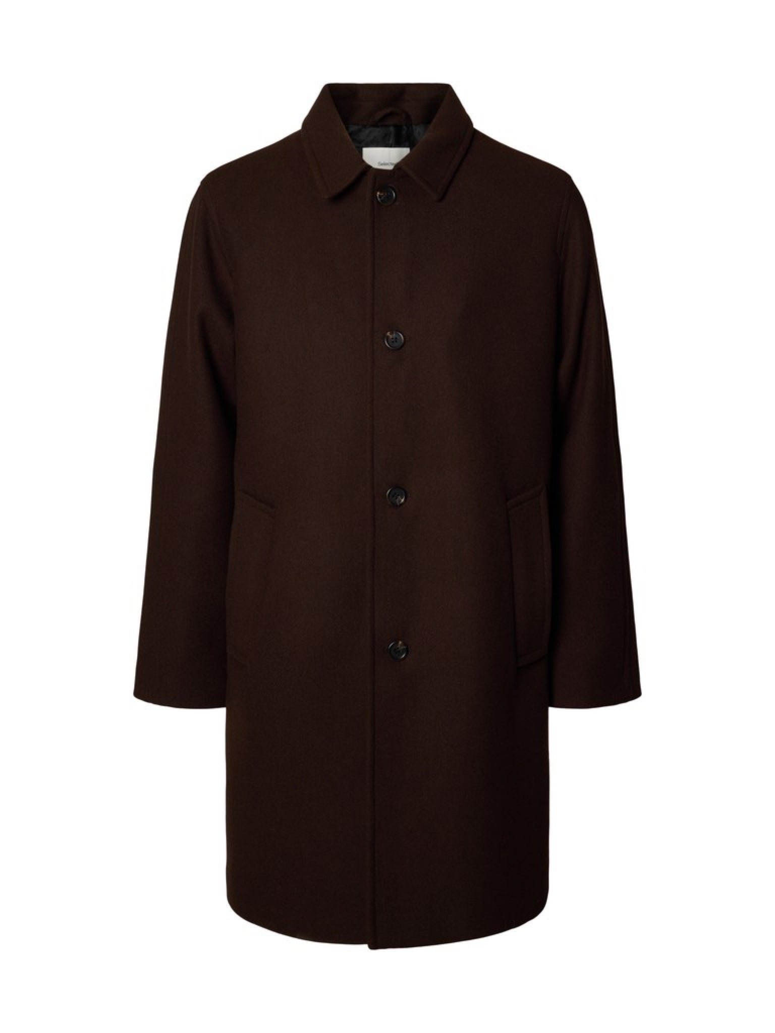 SLMRONNIE Manteau car coat en laine — Delicioso — Selected