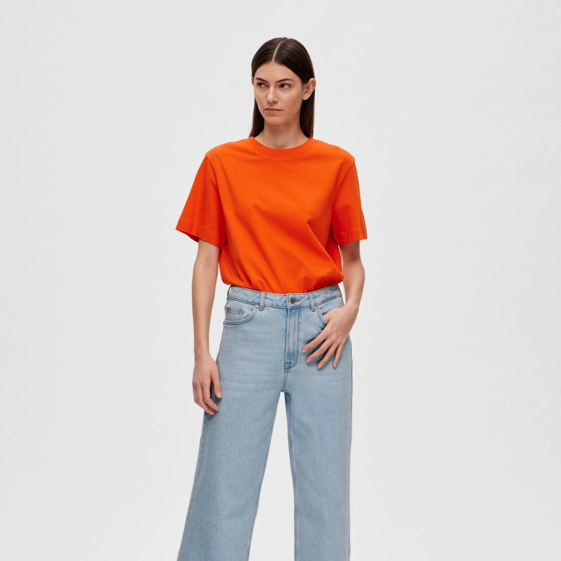 SLFALICE-N HW WIDE LON SKY BLUE JEA NOOS