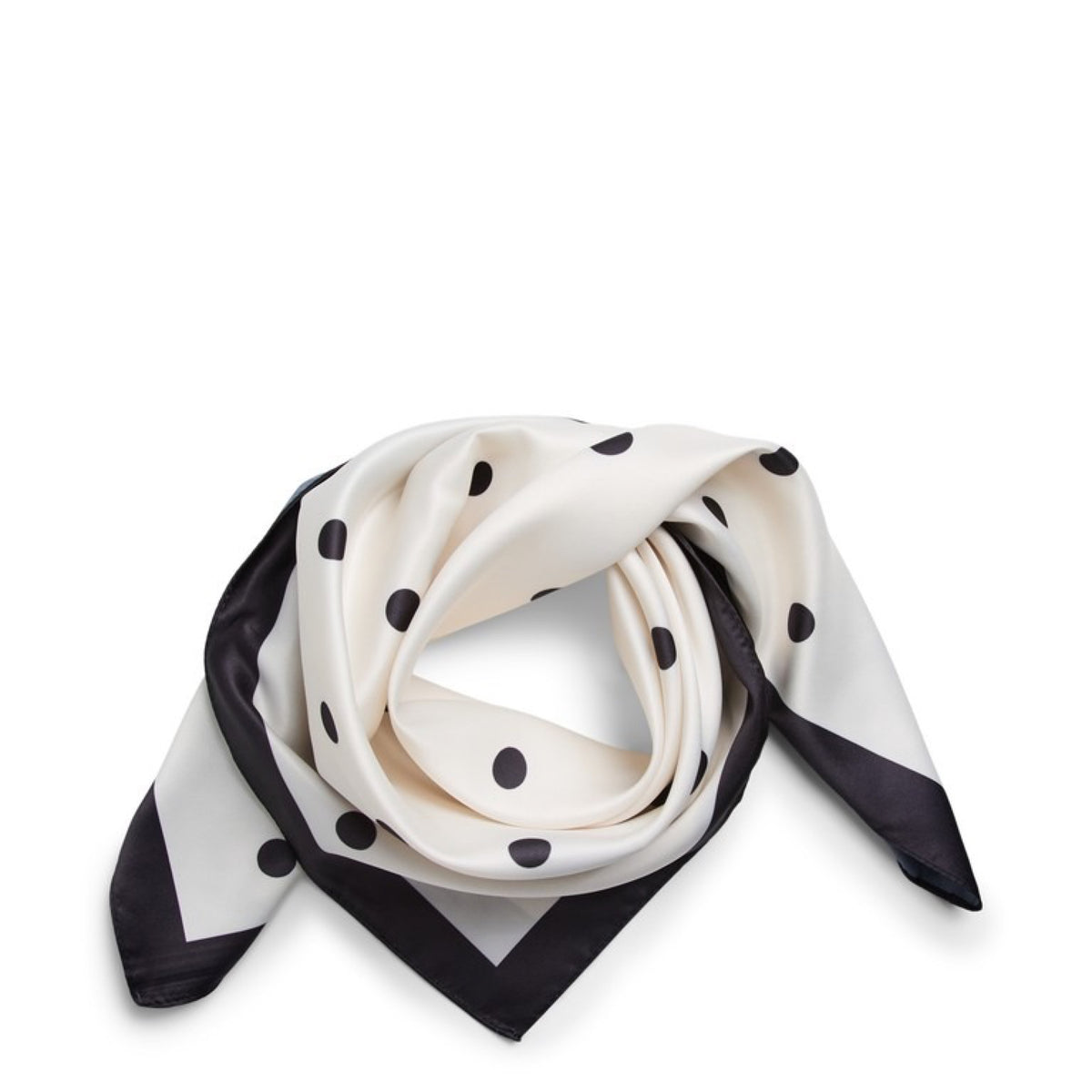 PCDONNIE Foulard carré à pois — Pieces — Birch Polka Dots — packshot, foulard drapé | Appart 17 Bruxelles