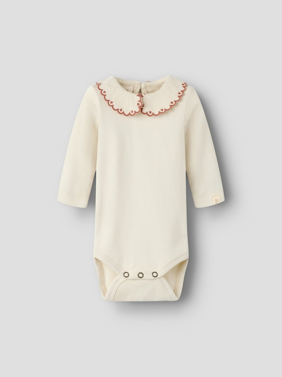 NBFFUNDO LOA Body à col festonné bébé fille — Lil' Atelier — Turtledove — autre vue 3 | Appart 17 Bruxelles