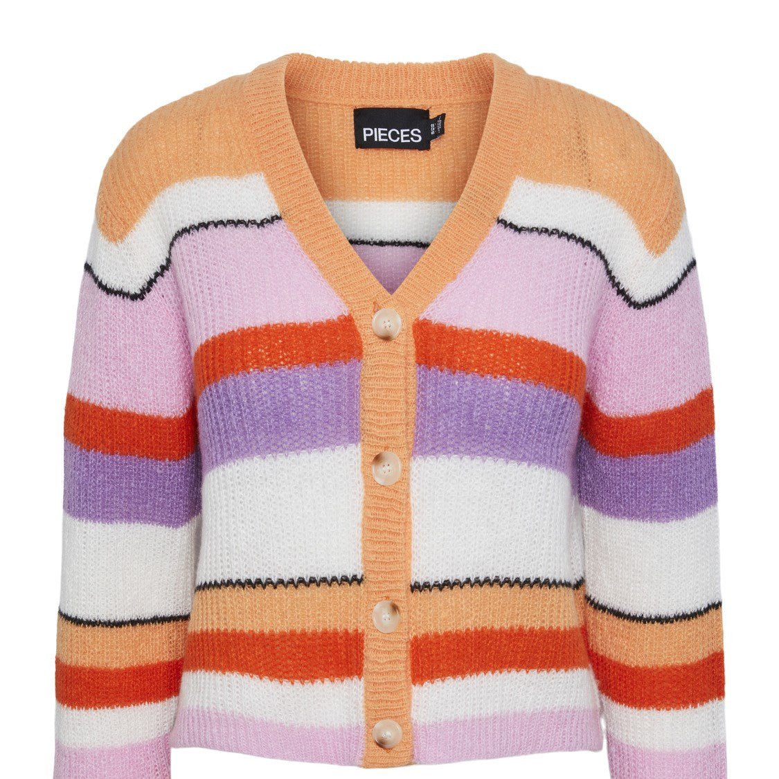 PCBRANDON LS V-NECK KNIT CARDIGAN BC