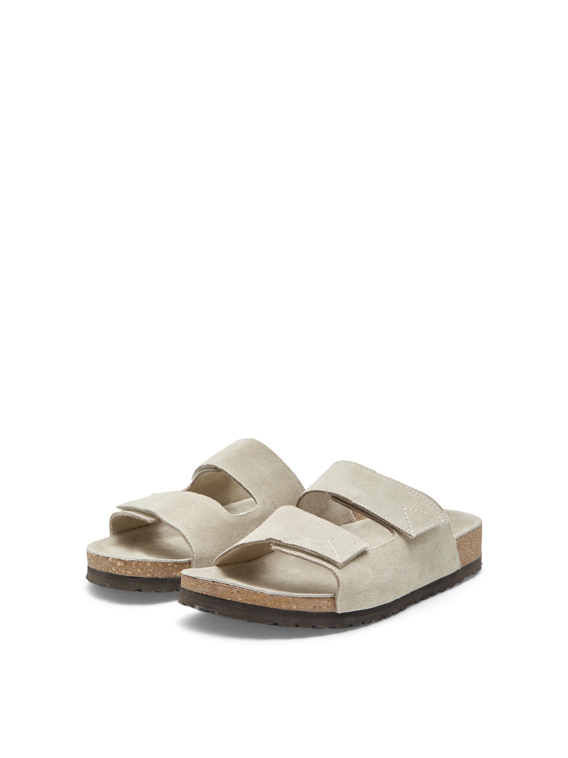 SLHBASTIAN SUEDE STRAP SLIDER