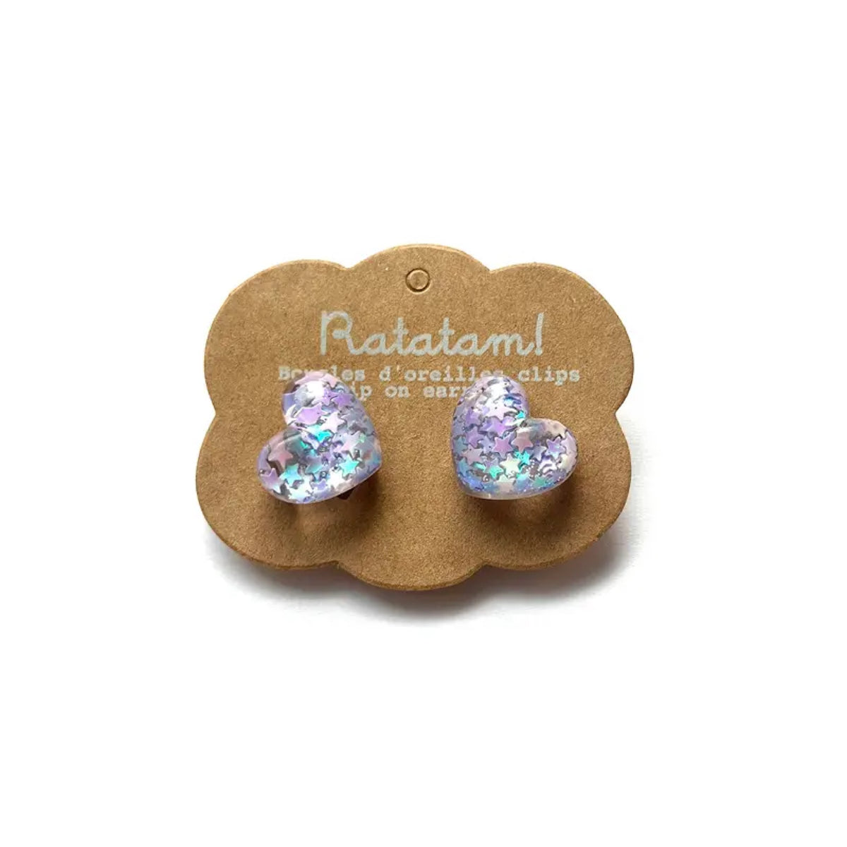 Boucles d'oreilles clip enfant, pack de 5 paires — Ratatam Kids — Cœurs — autre vue 3 | Appart 17 Bruxelles