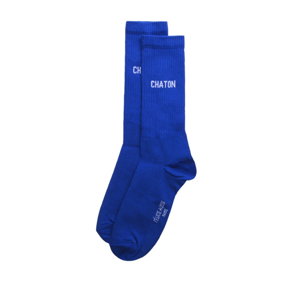 Chaussettes chaton bleues 40/45 — Felicie Aussi | Appart 17 Bruxelles
