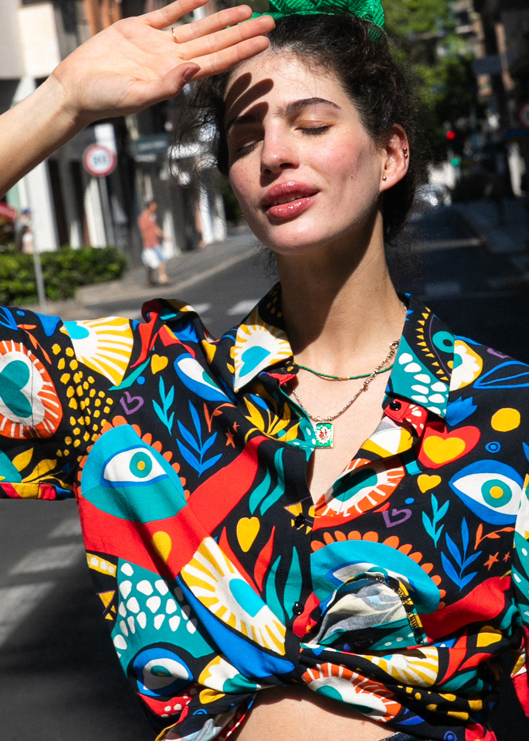 chemise-clara-imprime-lucky-eye Lucky Eye
