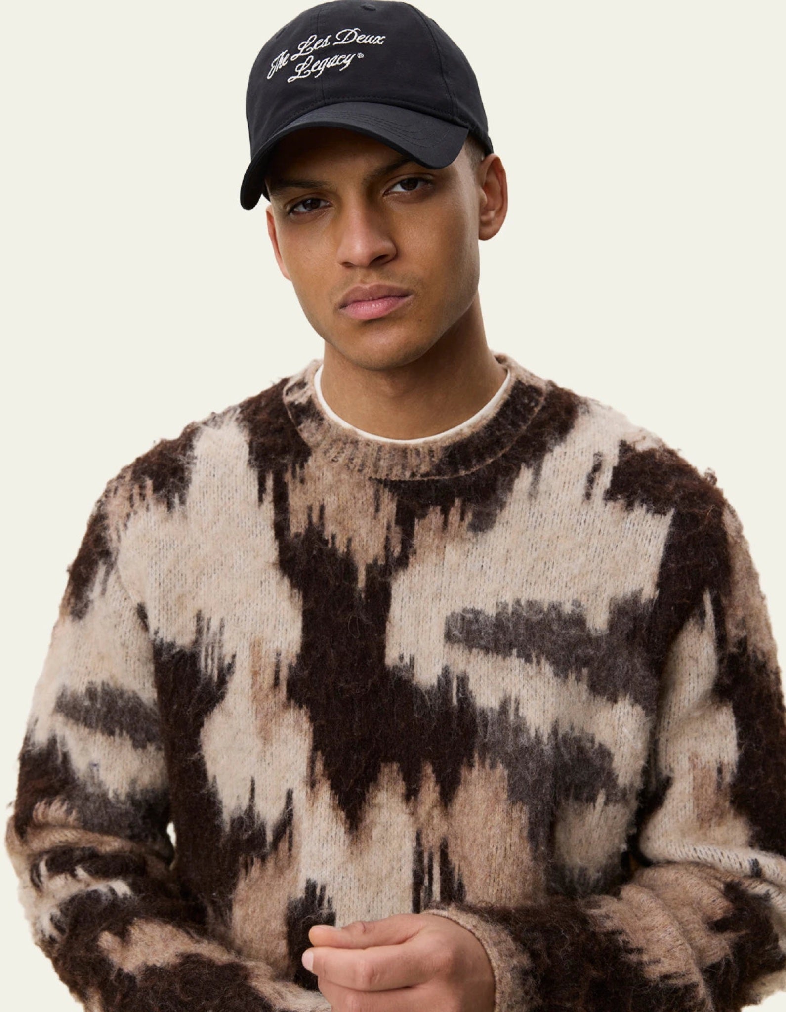Forrest Pull col rond camouflage — Shopping Bag Brown — vue 4