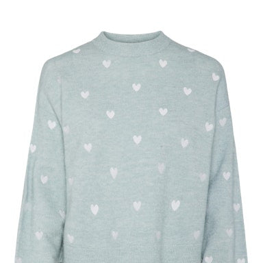 PCPAYA LS EMB HIGH NECK KNIT BC