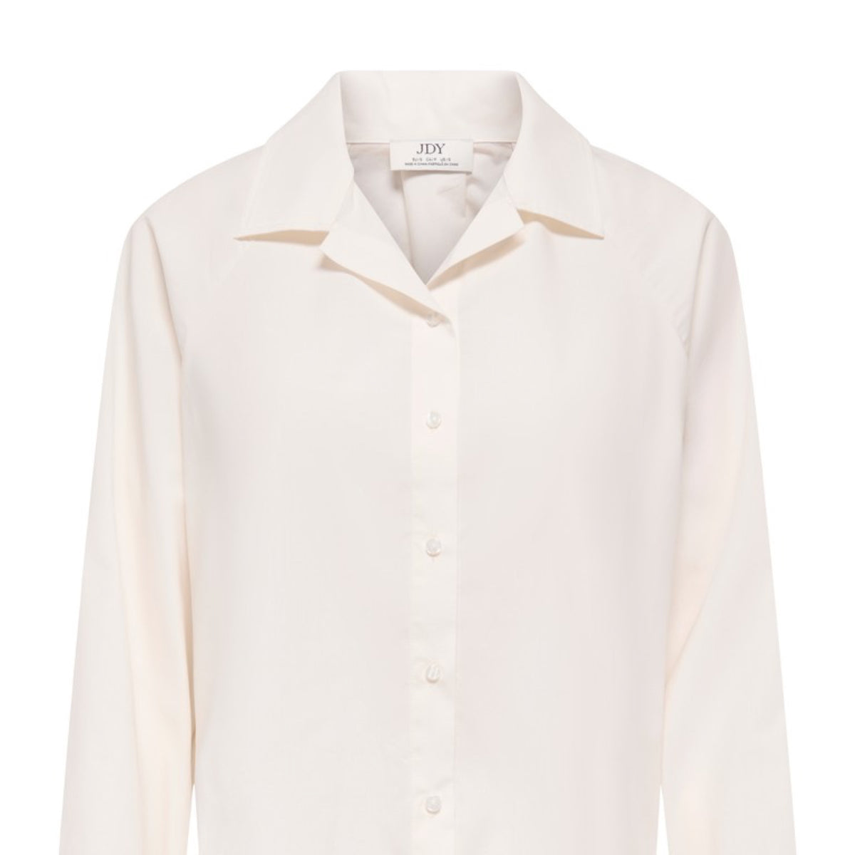 JDYMONILA Chemise en batiste coton et TENCEL™, col ouvert à revers — JDY — White — packshot | Appart 17 Bruxelles