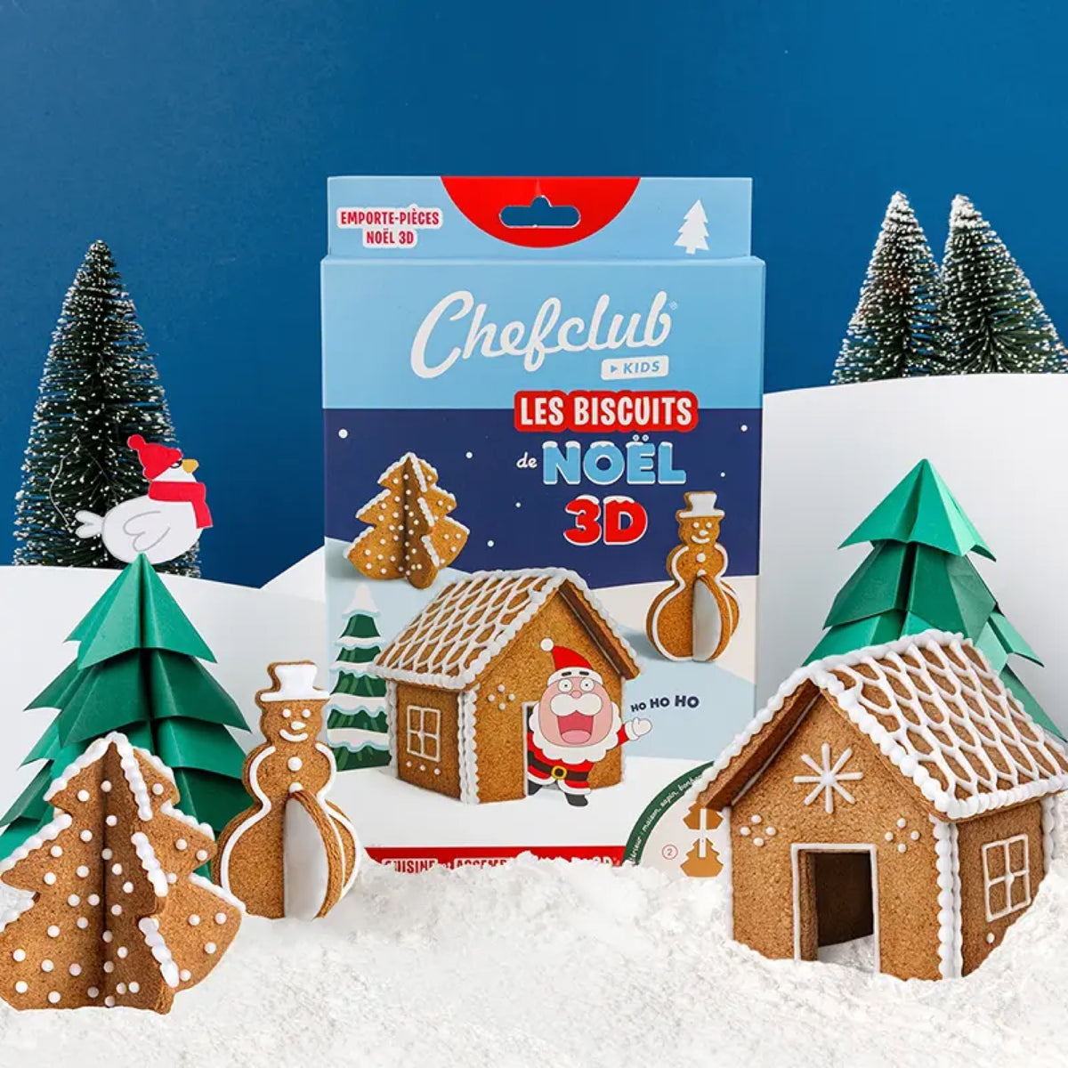 Emporte-pièces biscuits 3D à assembler — Chefclub Kids — Noël 3D — autre vue 2 | Appart 17 Bruxelles